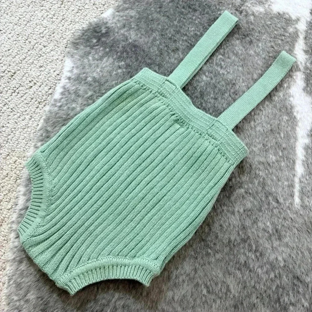 Baby Knit Overall Romper